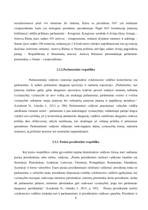 VALSTYBĖS VALDYMO FORMOS. Paveikslėlis 8