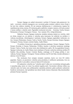 EUROPOS SĄJUNGOS INSTITUCIJOS. Paveikslėlis 5