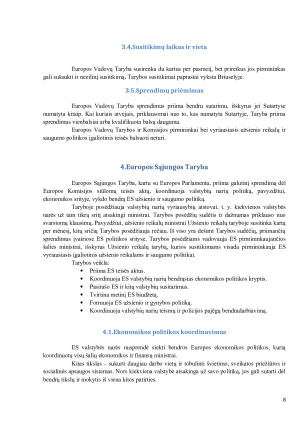 EUROPOS SĄJUNGOS INSTITUCIJOS. Paveikslėlis 8