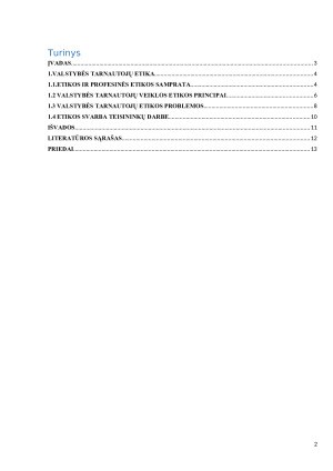 VALSTYBĖS TARNAUTOJŲ ETIKA. Paveikslėlis 2