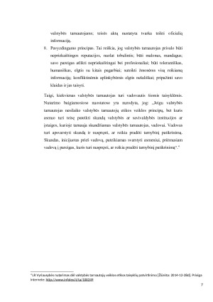 VALSTYBĖS TARNAUTOJŲ ETIKA. Paveikslėlis 7