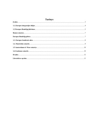 EUROPOS SĄJUNGOS INTEGRACIJOS PLĖTRA. Paveikslėlis 2