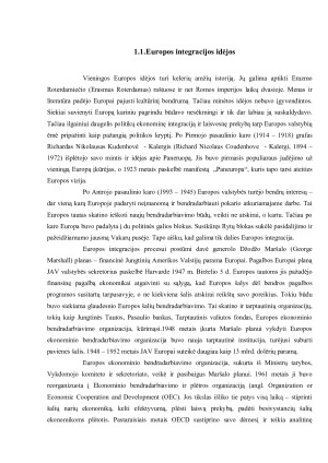 EUROPOS SĄJUNGOS INTEGRACIJOS PLĖTRA. Paveikslėlis 4