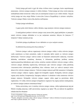 ORGANIZACIJOS JURIDINIO STATUSO KAITA - KLAIPĖDOS UNIVERSITETO ATVEJIS. Paveikslėlis 7