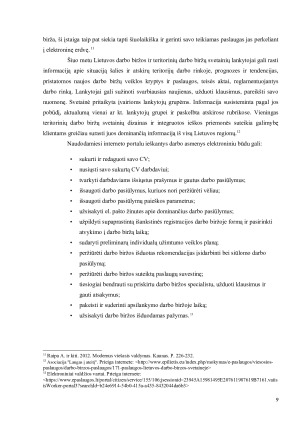 ELEKTRONINĖ VALDŽIA LIETUVOS DARBO BIRŽOJE. Paveikslėlis 9