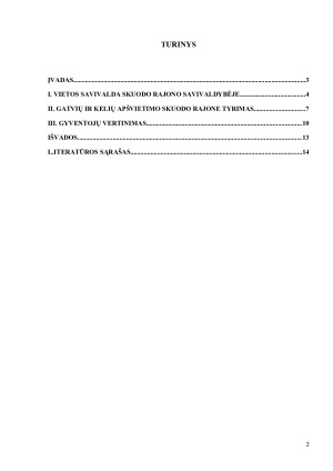 GATVIŲ IR KELIŲ APŠVIETIMAS SKUODO RAJONO SAVIVALDYBĖJE. Paveikslėlis 2