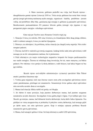 GATVIŲ IR KELIŲ APŠVIETIMAS SKUODO RAJONO SAVIVALDYBĖJE. Paveikslėlis 8