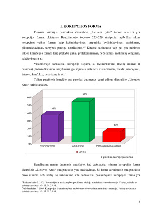 KORUPCIJOS ATVEJAI LIETUVOJE  DIENRAŠČIO „LIETUVOS RYTAS“ TURINIO ANALIZĖ. Paveikslėlis 5