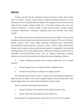 Pagrindinės Europos Sąjungos institucijosjų paskirtis ir funkcijos. Paveikslėlis 3
