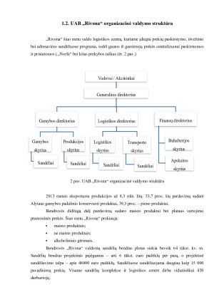 UAB „RIVONA“ INFORMACIJOS SRAUTŲ ANALIZĖ. Paveikslėlis 5