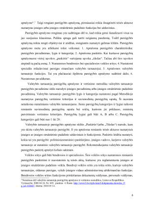 VALSTYBĖS TARNAUTOJO PAREIGYBĖS APRAŠYMAS IR JO ANALIZĖ. Paveikslėlis 6