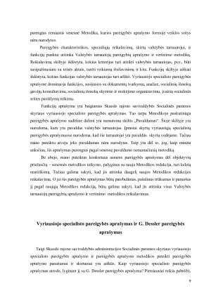 VALSTYBĖS TARNAUTOJO PAREIGYBĖS APRAŠYMAS IR JO ANALIZĖ. Paveikslėlis 9