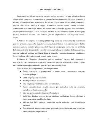 Socializmo samprata, raida ir ideologinės prielaidos. Paveikslėlis 2