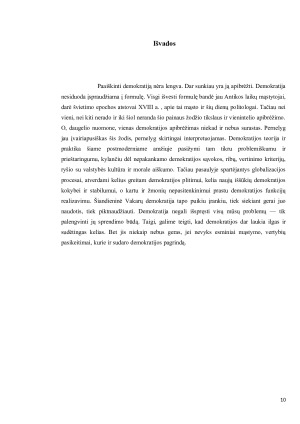 Demokratijos bruožai ir jos kritinis vertinimas. Paveikslėlis 10