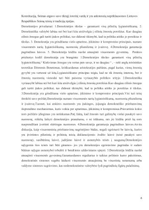 Demokratijos bruožai ir jos kritinis vertinimas. Paveikslėlis 6