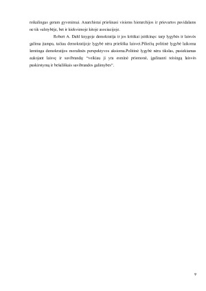 Demokratijos bruožai ir jos kritinis vertinimas. Paveikslėlis 9