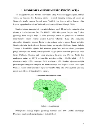 MANO MIESTO (RASEINIAI) VYSTYMOSI ANALIZĖ. Paveikslėlis 5