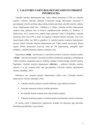 Valstybės tarnybos departamentas prie Vidaus reikalų ministerijos. Paveikslėlis 5