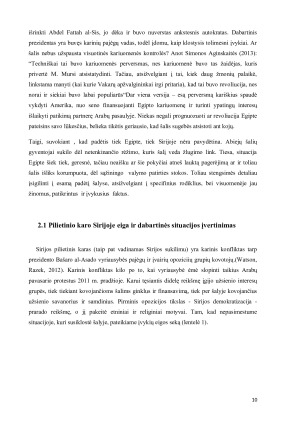 „Arabų pavasario“ revoliucija Sirijos ir Egipto atvejų analizė. Paveikslėlis 10