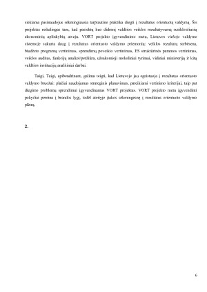 Į rezultatus orientuota valdžia. Raseinių ir Kretingos miestų savivaldybių analizė. Paveikslėlis 6