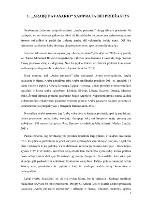 „Arabų pavasario“ revoliucija Sirijos ir Egipto atvejų analizė (2). Paveikslėlis 5