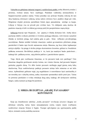 „Arabų pavasario“ revoliucija Sirijos ir Egipto atvejų analizė (2). Paveikslėlis 8