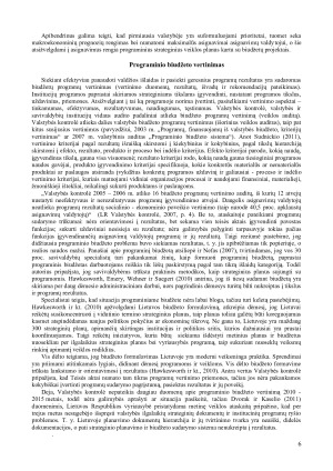 Lietuvos valstybės ir savivaldybių biudžeto formavimo programiniu metodu efektyvumo analizė. Paveikslėlis 6