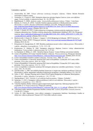 Lietuvos valstybės ir savivaldybių biudžeto formavimo programiniu metodu efektyvumo analizė. Paveikslėlis 9