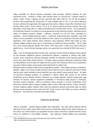 Italijos ir Lietuvos kultūros – skirtumai ir panašumai. Paveikslėlis 4