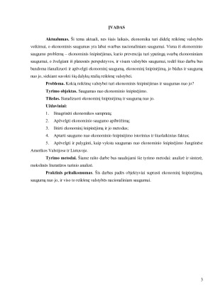 SAUGUMAS NUO EKONOMINIO ŠNIPINĖJIMO. LIETUVOS – JUNGTINIŲ AMERIKOS VALSTIJŲ PALYGINIMAS. Paveikslėlis 3