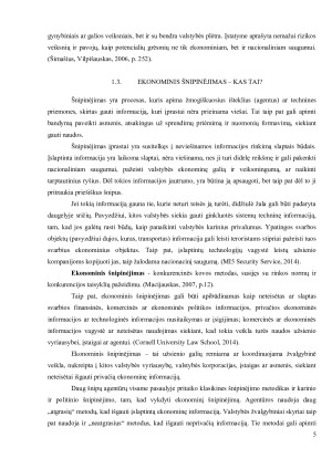 SAUGUMAS NUO EKONOMINIO ŠNIPINĖJIMO. LIETUVOS – JUNGTINIŲ AMERIKOS VALSTIJŲ PALYGINIMAS. Paveikslėlis 5