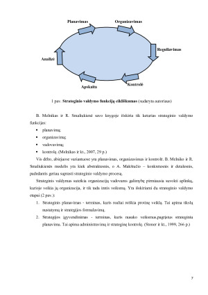 SUSISIEKIMO MINISTERIJOS VEIKLOS STRATEGINĖ ANALIZĖ. Paveikslėlis 7