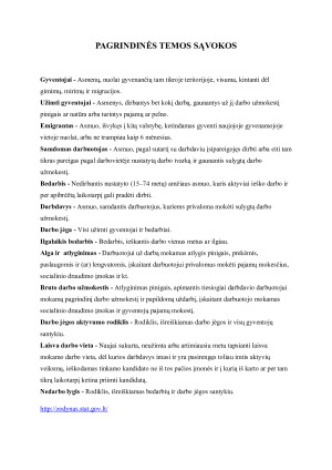 NEDARBO ĮTAKA EMIGRACIJOS SRAUTAMS LIETUVOJE. Paveikslėlis 3