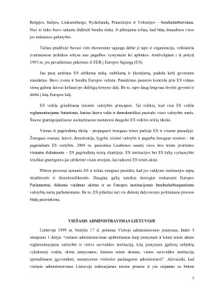 Europos Sąjungos poveikis Lietuvos viešajam administravimui. Paveikslėlis 7