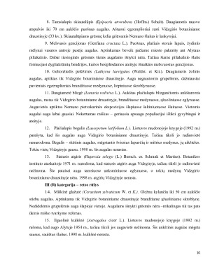 Alytaus savivaldybės saugomos teritorijos, jose saugomi gyvūnai ir augalai. Paveikslėlis 10