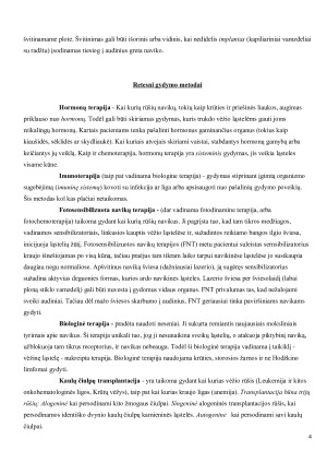 Vėžio gydymas remiantis naujausais gydymo metodais ir išradimais. Paveikslėlis 4