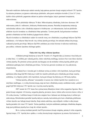 Vėžio gydymas remiantis naujausais gydymo metodais ir išradimais. Paveikslėlis 6