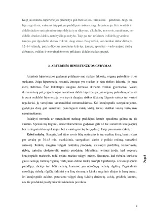 Arterinė hipertenzija priežastys, rizikos veiksniai ir gydymo galimybės. Paveikslėlis 4