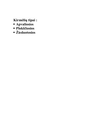 Parazitinės kirmėlės. Paveikslėlis 2