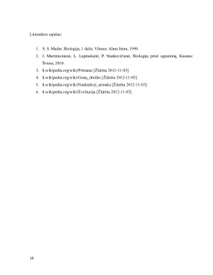 Evoliucijos samprata ir žmogaus kilmės raida. Paveikslėlis 10