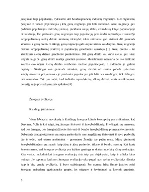 Evoliucijos samprata ir žmogaus kilmės raida. Paveikslėlis 5