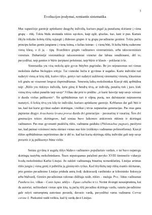 Evoliucinės teorijos patvirtinimas. Paveikslėlis 5