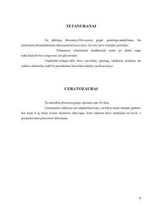 DINOZAURAI. Paveikslėlis 6