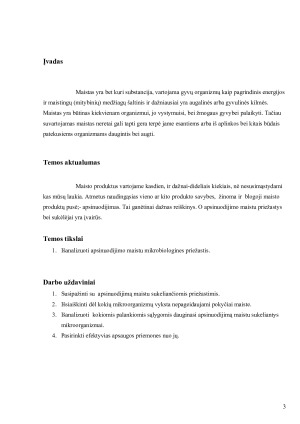 Apsinuodijimo maistu sukėlėjai ir apsaugos priemonės nuo jų. Paveikslėlis 3