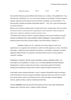 Vienaląsčių baltymų gamyba. Paveikslėlis 6