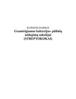 Gramteigiamos bakterijos- pūlinių uždegimų sukelėjai (STREPTOKOKAI)