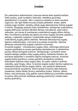 Invaziniai augalai. Paveikslėlis 3