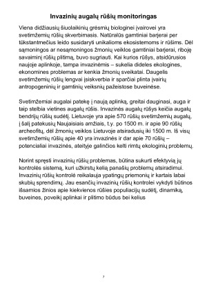 Invaziniai augalai. Paveikslėlis 7