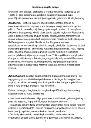 Invaziniai augalai. Paveikslėlis 8