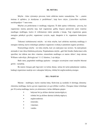VIRŠKINIMAS IR MITYBA. Paveikslėlis 10